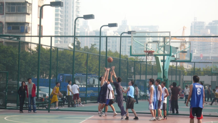 Basketball match with Wanhai